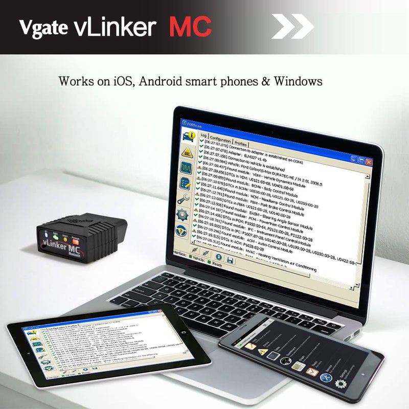 Vgate vLinker MC Bluetooth OBD2 Diagnostic Scanner for Android & Windows - Image 3